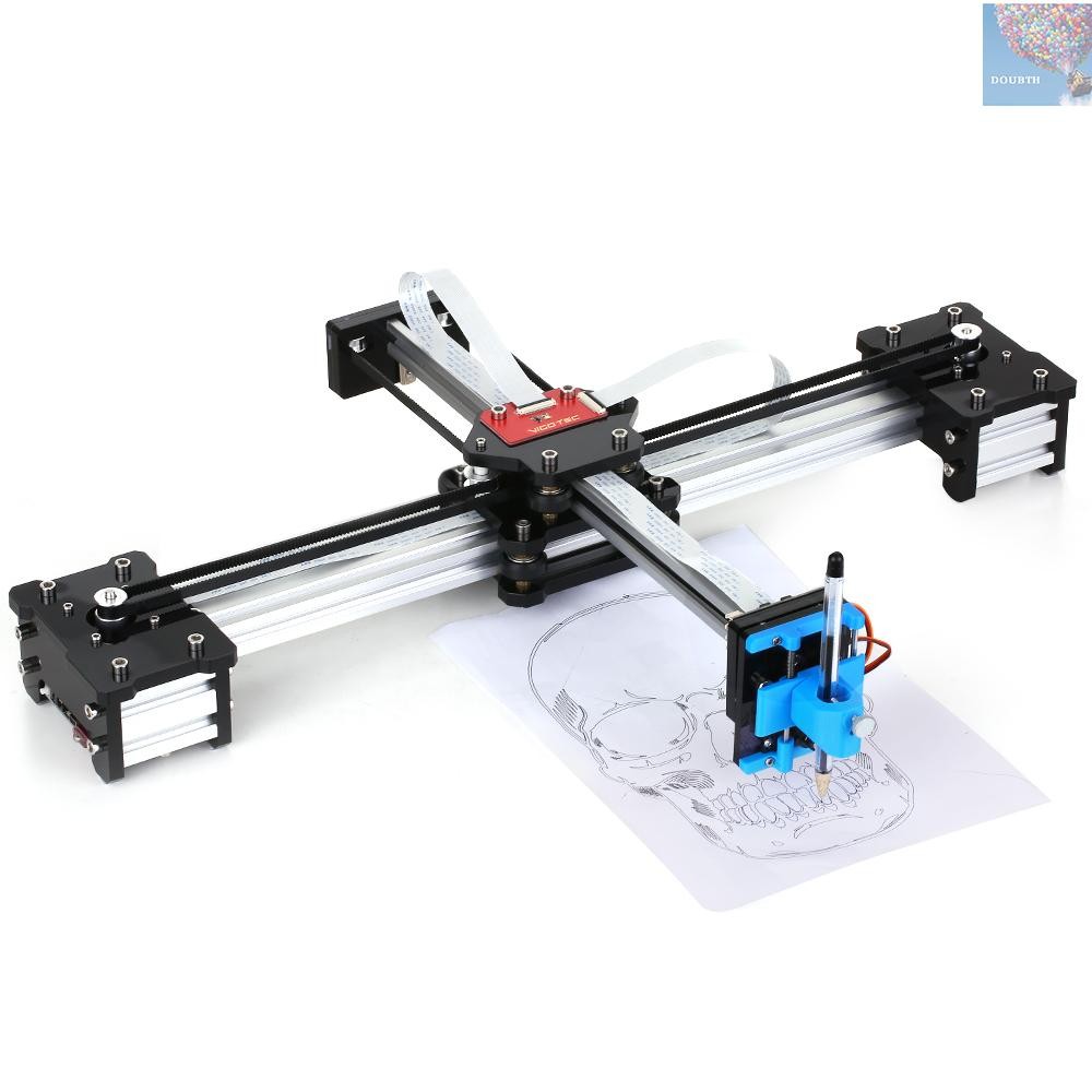 Dubth เดสก์ท็อป DIY ประกอบ XY Plotter ปากกาวาดหุ่นยนต์วาดเครื่องภาพวาดลายมือหุ่นยนต์ชุด 100-240V