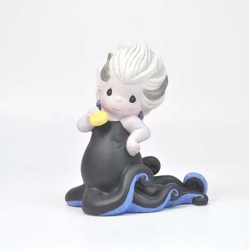 Cershar Water Drop Doll Mermaid Sea Witch Ursula ปลาหมึกยักษ์เซรามิคเด็กตกแต่งห้องตกแต่งของขวัญ