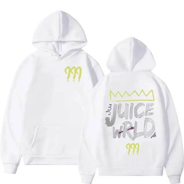🔥 😆ผ้าฝ้าย Hoodie🤗 ใหม่ น้ําผลไม้ Wrld 999 Rapper Music เสื้อผู้ชาย Hop Juice Wrld พิมพ์แขนยาว M-3XL