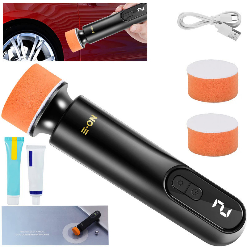 Cordless Car Polishing Mini Car Polisher Handheld Car Polishing Waxing Machine Power Tool for Car Bo