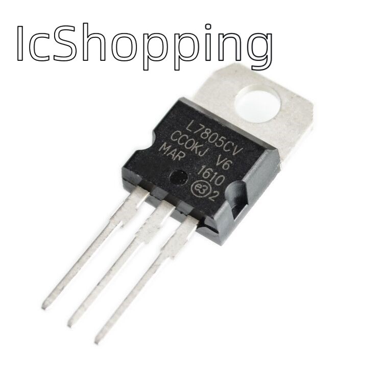 10 ชิ้น L7805CV L7805 7805 ตัวควบคุมแรงดันไฟฟ้า 5V 1.2A TO-220