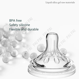 1pcs จุกนมเด็กสําหรับ Philips Avent คอกว้าง Pacifier เปลี่ยน Teat จุกนมให้อาหารซิลิโคน Teats BPA ฟรี