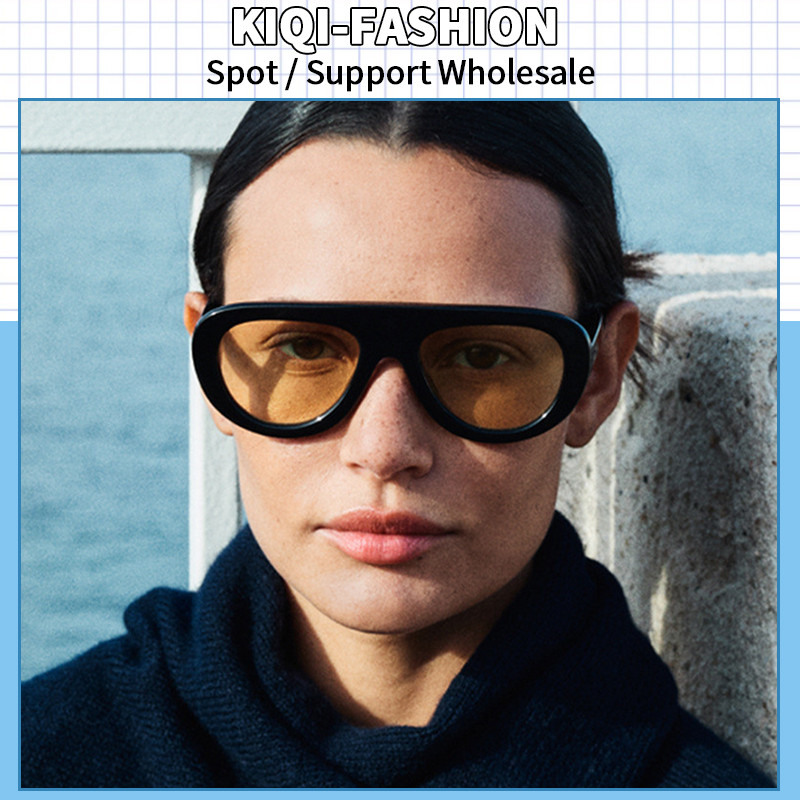 (QI-FASHION) แฟชั่นกรอบเล็ก Aviator แว่นตากันแดดใหม่ Western Retro INS สไตล์แว่นตากันแดดสําหรับผู้ชายและผู้หญิง