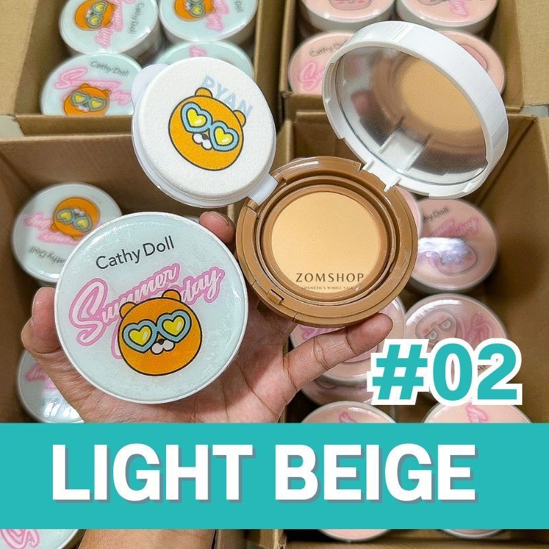 Cathy Doll แป้งผสมรองพื้น【คาเคาเฟรนส์】Kakao Friends Skin Fit Nude Matte Powder Pact SPF30/PA+++ 6.5g