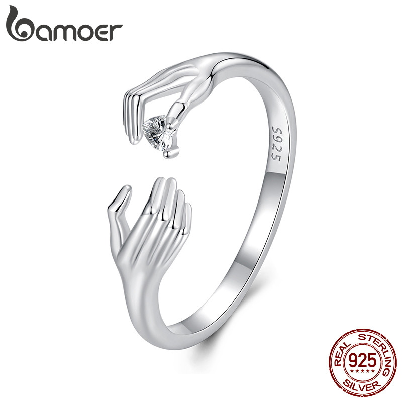 Bamoer 925 เงินสเตอร์ลิงแหวน Love Passion เครื่องประดับผู้หญิงของขวัญ