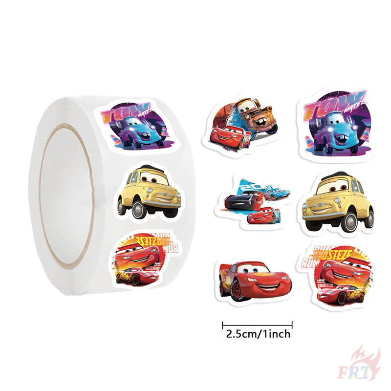 ❉ รถแข่งคิว. สติ๊กเกอร์รางวัลเด็ก ❉ 500 ชิ้น/ม้วน DIY ไดอารี่ Scrapbooking ป้ายซีล Decals