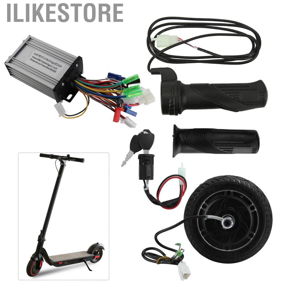 [Ready Stock] Ilikestore สกู๊ตเตอร์ไฟฟ้าBrushless Hubชุดมอเตอร์ 24V 350W 8inล้อDIYอุปกรณ์เสริมการแปลง