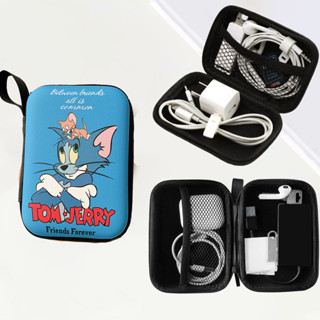 พร้อมสต็อกน่ารัก Tom and Mouse Storage Bag สําหรับสายเคเบิลอ…