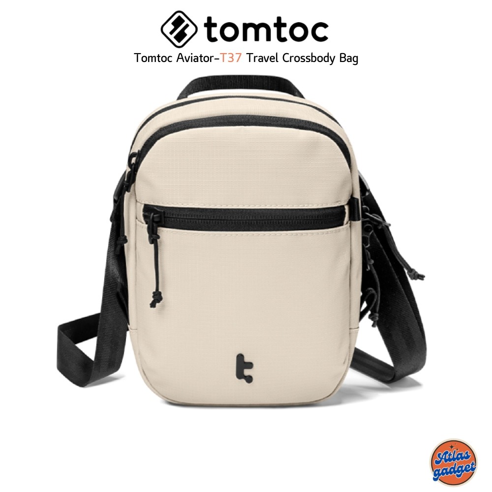 Tomtoc Aviator-T37 Travel Crossbody Bag กระเป๋าสะพายข้าง พร้อมเทคโนโลยี RFID Blocking - Khaki