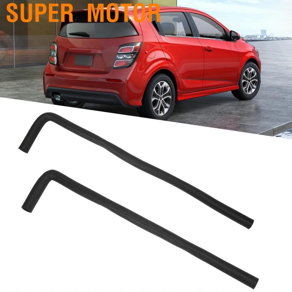 Super  Motor 2PCS swap heater hose 90 องศาชุดขึ้นรูปพอดีสำหรับ Chevrolet LS Series Engine 5/8in 3/4i