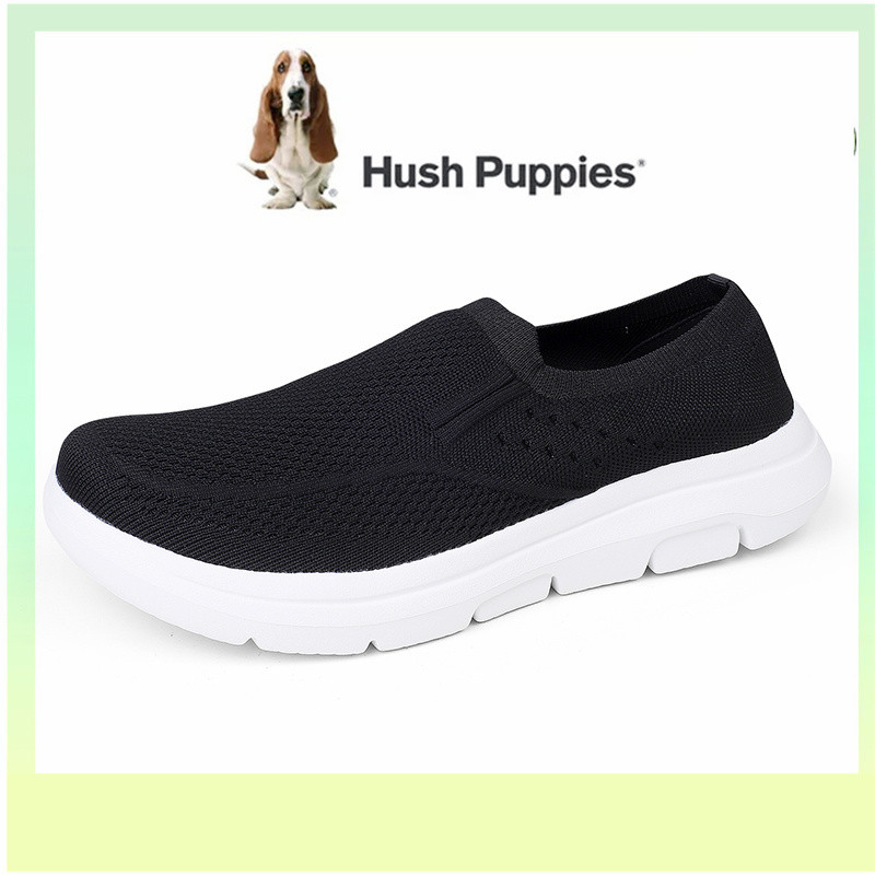 HUSH PUPPIES Hush Puppys รองเท้าผู้หญิงรองเท้าแบนผู้หญิงเกาหลี Hush Puppy รองเท้าผู้หญิงกีฬารองเท้าผ
