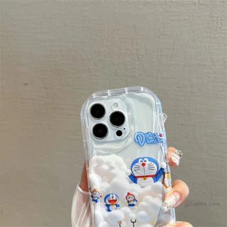 เคสไอโฟน โดเรมอน สำหรับ IPhone 11 15 16 13 12 14 Pro Max XR X XS Max 7 8 15 Plus เคส IPhone เคสไอโฟน 13 11 16 15 CE1816