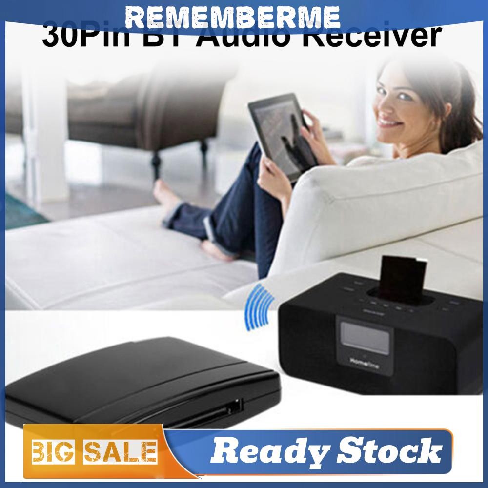 30 Pin Audio Receiver BT Receiver Adapter สําหรับ iPod สําหรับลําโพง Dock 30Pin