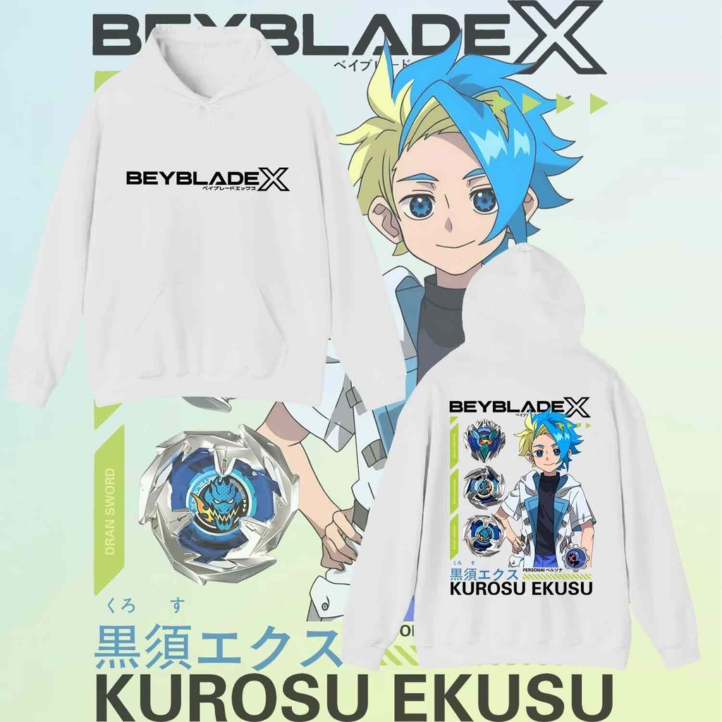 NEW!! เสื้อกันหนาวคลุมด้วยผ้า  Kazami Bird/Kurosu Ekusu/Kamen/Nanairo Multi Maruchi Beyblade X m-3xl