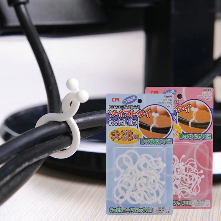 20 ชิ้น Kord Balut ด้าย Talian Winder Twist Tie คลิปรัดสายไฟ thumbnail 4