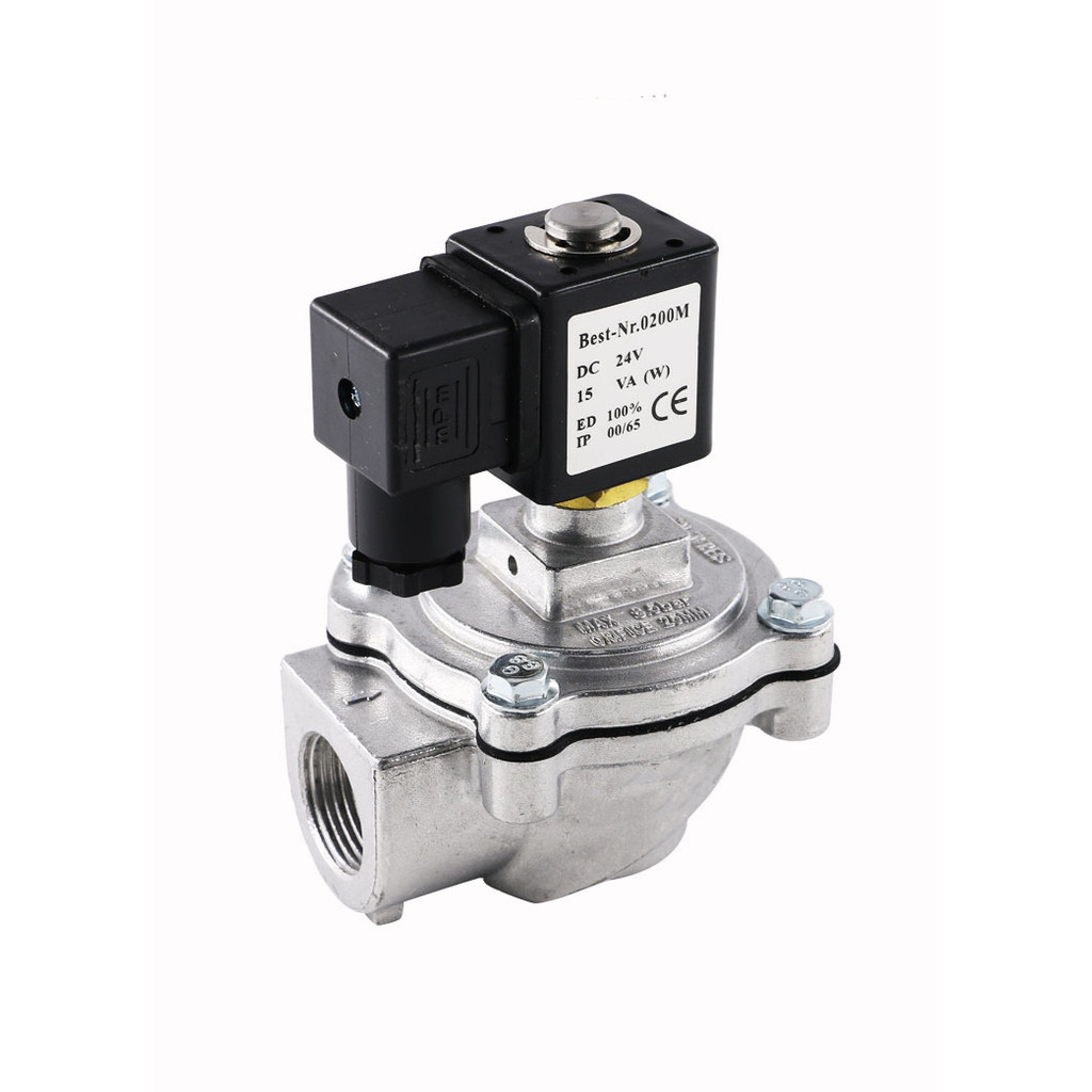 Solenoid Pulse วาล์วกระเป๋าผ้าฝุ่น 6 จุดสเปรย์ DMF-ZY-ZM-20-25-40S-20A มุมขวาประเภท 3 ซม. Pulse Solenoid วาล์ว