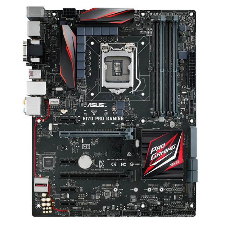ASUS H170 PRO GAMING Z170 PRO GAMING Intel H170 LGA 1151 เมนบอร์ดพีซีเดสก์ท็อป DDR4 64G