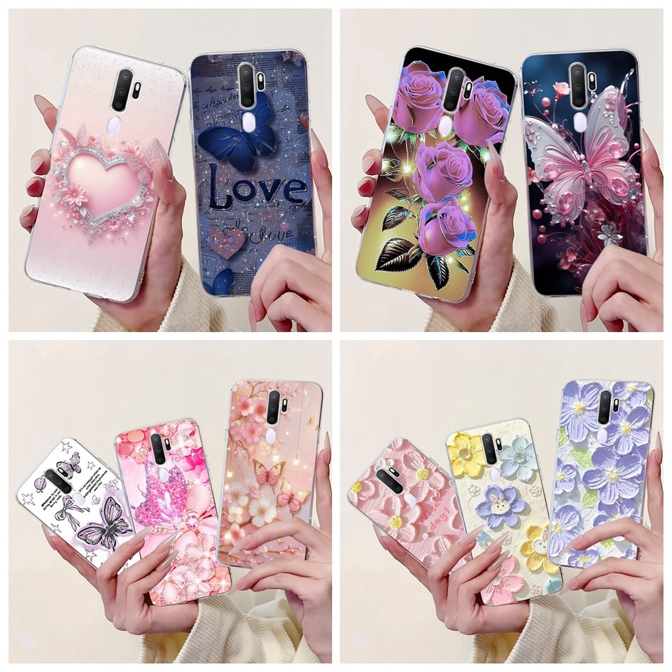 ปลอกสําหรับ OPPO A5 2020 กรณี A9 2020 ฝาครอบ CPH1937 CPH1931 CPH1959 กันกระแทกซิลิโคนเคสโทรศัพท์สําหรับ OPPOA5 OPPOA9 A11x กันชน