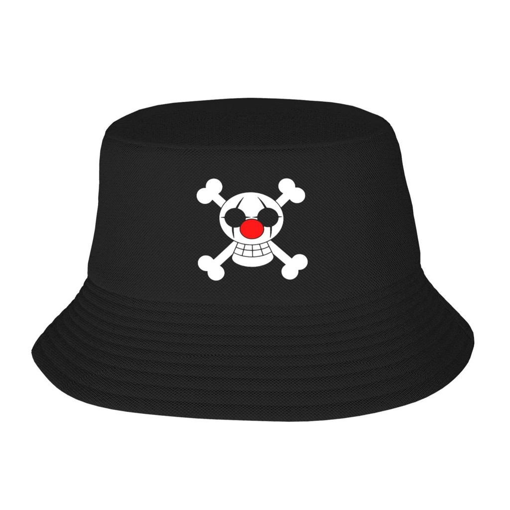 Buggy Pirates Clown Pirate Flag หมวกชาวประมงหมวกถัง