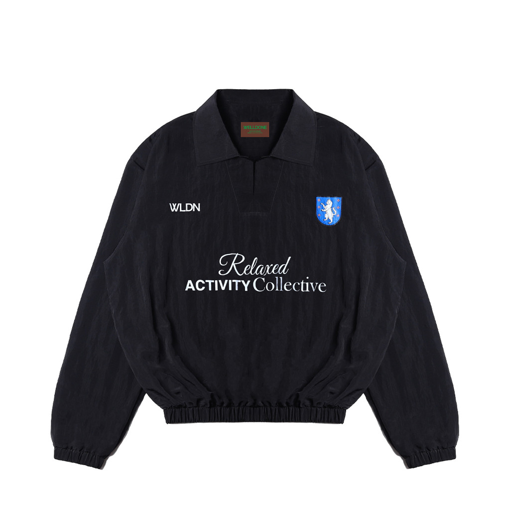 Welldone V Flat Collar - Relaxed Black Unisex