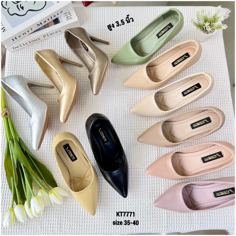 KT7771 คัชชูส้นสูง 3.5 นิ้ว