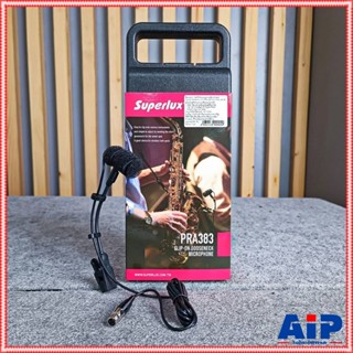 SUPERLUX PRA-383TQG ไมค์เครื่องดนตรี ไมโครโฟนคลิปออน ไมค์เคร…