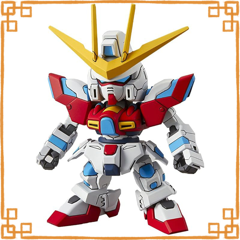 SD Gundam EX Standard Gundam Build Fighters Try Try Burning Gundam Colored Plastic Model, Direct fro