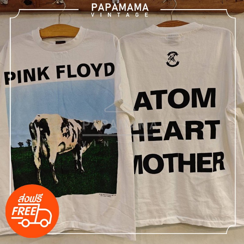 [ PINK FLOYD ] ATOM HEART MOTHER @1992 เสื้อวง ร๊อค ทัวร์ วินเทจ papamama vintage