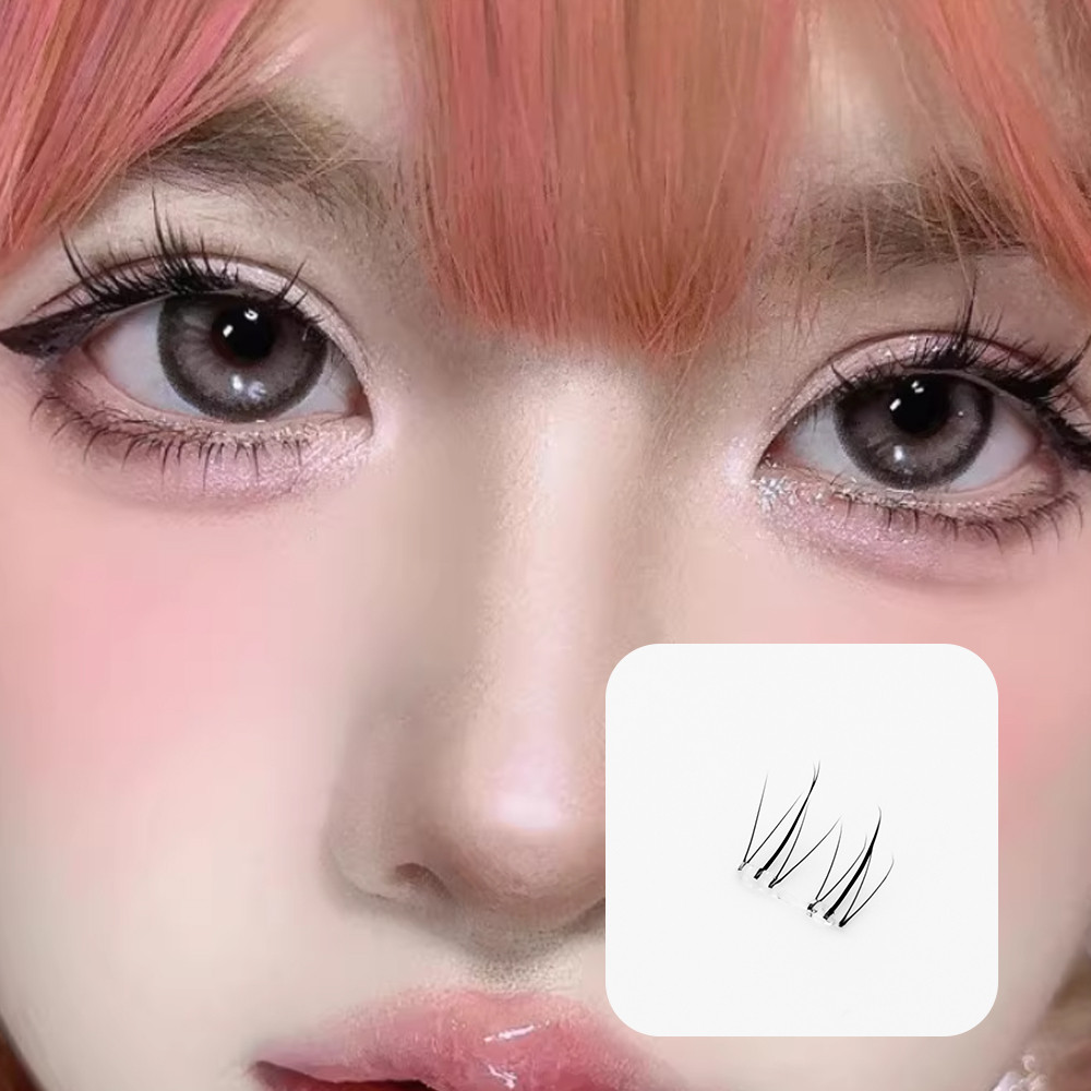 ขนตาปลอมแบบมีกาวในตัว เหมาะสำหรับผู้เริ่มต้น ติดง่ายติดเร็ว พร้อมส่งทันทีขนตาสวยสไตล์เกาหลีสไตล์หวาน - รูปที่ 7