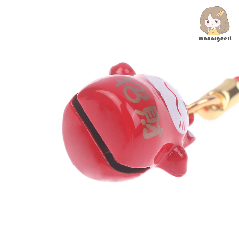 [LO] การ์ตูนการ์ตูนโชคดีญี่ปุ่นโชคดีทองแดงโทรศัพท์มือถือจี้สาวกระเป๋าอุปกรณ์เสริม TH - รูปที่ 6