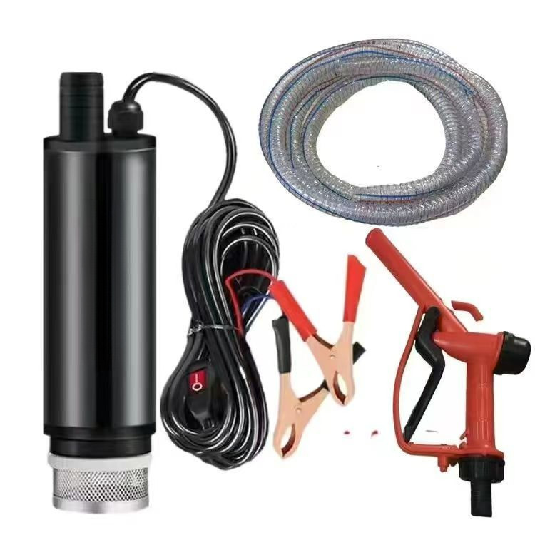 ปั๊มสูบน้ำมันในครัวเรือนการเกษตร12v24v220v ปั๊มสูบน้ำไฟฟ้ากำลังสูงปั๊มสูบน้ำมันถังน้ำมันขนาดเล็ก