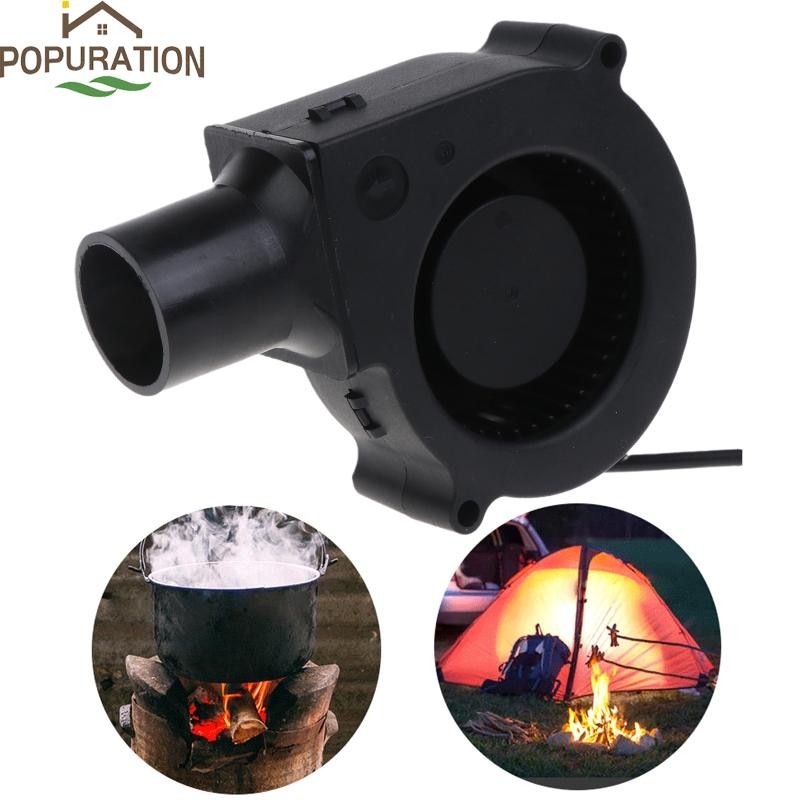 Pop BBQ Air Blower Smelting พัดลมโลหะ 12V 2500R 5 5x2 1 มม.อินพุต 27 มม.Air Tube สําหรับบาร์บีคิวปิค