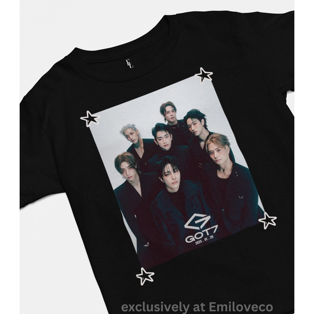 เสื้อยืด GOT7 Comeback, สินค้าแฟนคลับ GOT7, เสื้อยืด Kpop, ของขวัญ, เสื้อยืด Jackson Wang