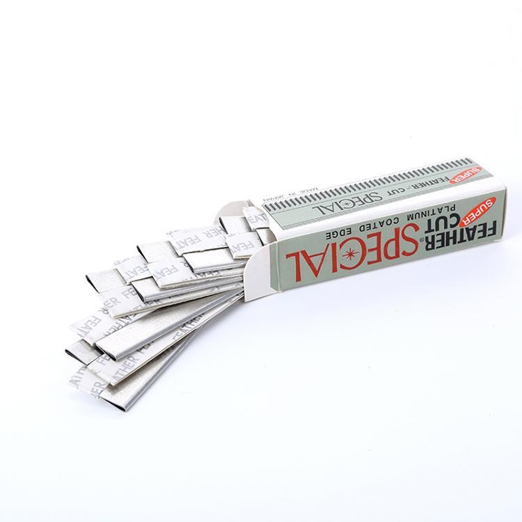 (10ใบ /กล่อง) มีดโกน ใบมีดคม มีดโกนคิ้ว สําหรับผู้หญิง ผู้ชาย ประเภทความปลอดภัย ป้องกันรอยขีดข่วน - รูปที่ 4