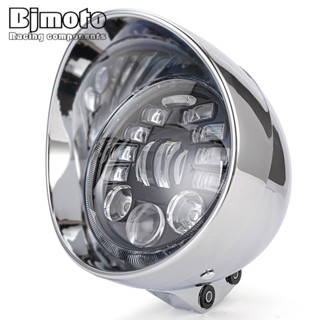 ไฟหน้ารถจักรยานยนต์ Vintage 5.75 นิ้วสําหรับ Chopper Bobber …