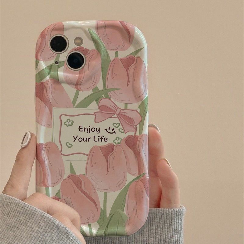 REALME WF CASE ENJOY สําหรับ OPPO A15 A15S A17 A17K A1K A76 A60 A79 A16K A16E A96 A3S A52 A92 A33 A5