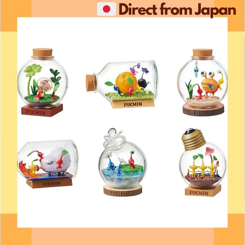[จัดส่งญี่ปุ่น] Reament Pvc Pikmin Terrarium Collection สินค้าชนิดบรรจุกล่อง 6 ชิ้น รวม 6 ชนิด ประมา