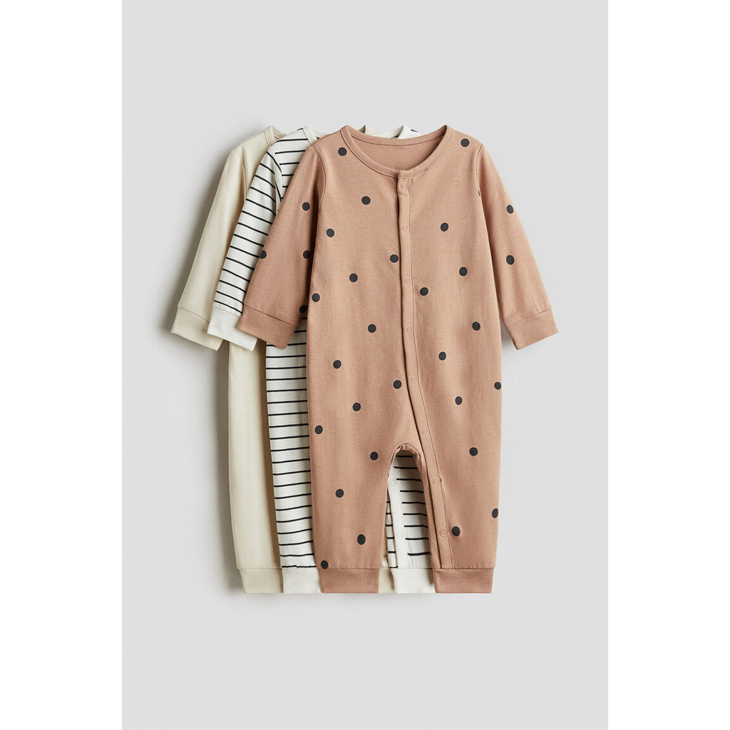 H&M(เอชแอนด์เอ็ม) ชุดนอนคอตตอน 3 ชิ้น เด็กอ่อน 1125924_17