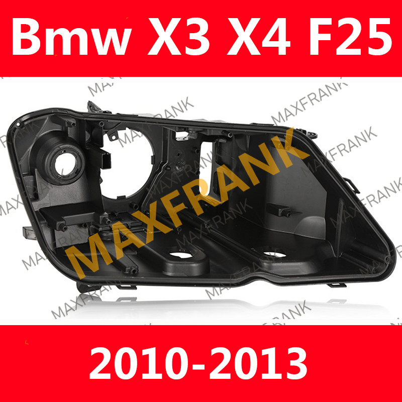 สําหรับ Bmw X3 X4 F25 2010-2013 LAMP BODY /headlamp cover /  HEADLAMP BACK SHELL HEAD LAMP  LIGHT BA