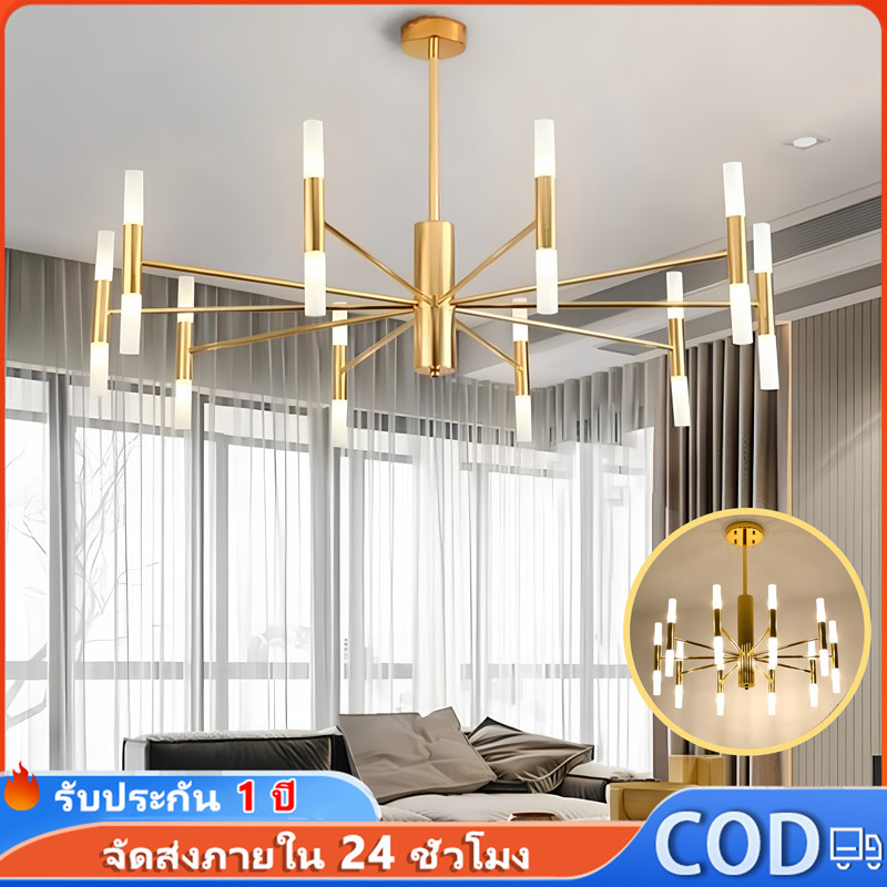 ปรับได้ แสง 3 สี ไฟLED ไฟติดห้อง ไฟติดเพดาน ไฟแต่งสวน ไฟประดับ โคมไฟแขวน กลม หลอดไฟตุ้ม ไฟบ้าน 10㎡-15㎡ สไตล์นอร์ดิก ชุดหลอดไฟ led warm ประหยัดไฟ งานศิลปะเหล็ก ไฟสว่าง แต่งห้องนอน ไฟห้องนอน ทรงกลม ไฟส่อง eve lighting
