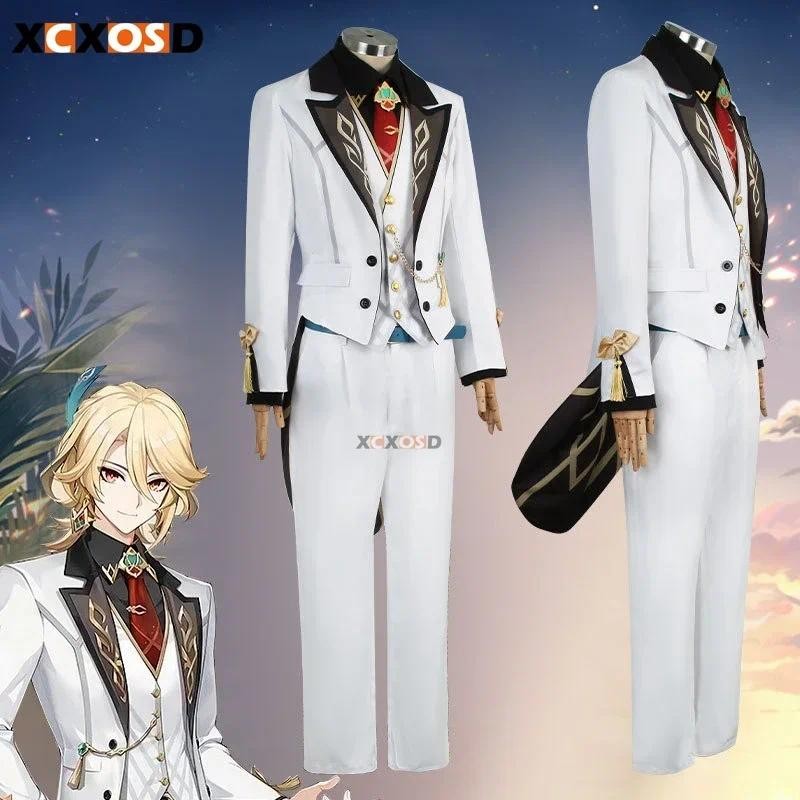 XCXOSD Genshin Impact Kaveh เสื้อผ้า cosplay อัพเดตสำหรับเกมและอนิเมชัน พร้อมชุดวิกผม