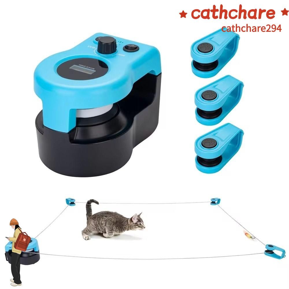 CATHCHARE294 ของเล่นแมว, ปรับความเร็วรีโมทคอนโทรล Cat Wheel Exerciser, 2024 Interactive Multi-function Smart Cat ลู่วิ่งไฟฟ้าในร่ม