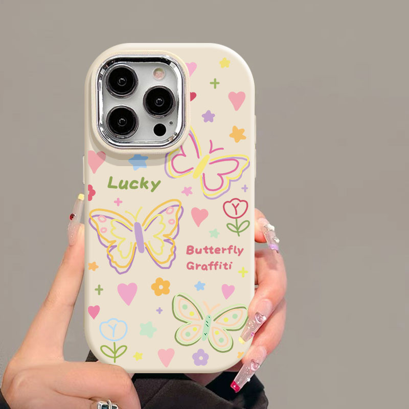 สวยผีเสื้อ FLower สําหรับRealme 11 11X C67 12X 13 5 5S 5i 6i C3 C25 C25S C65 Narzo 60X 70X 20 30A N6