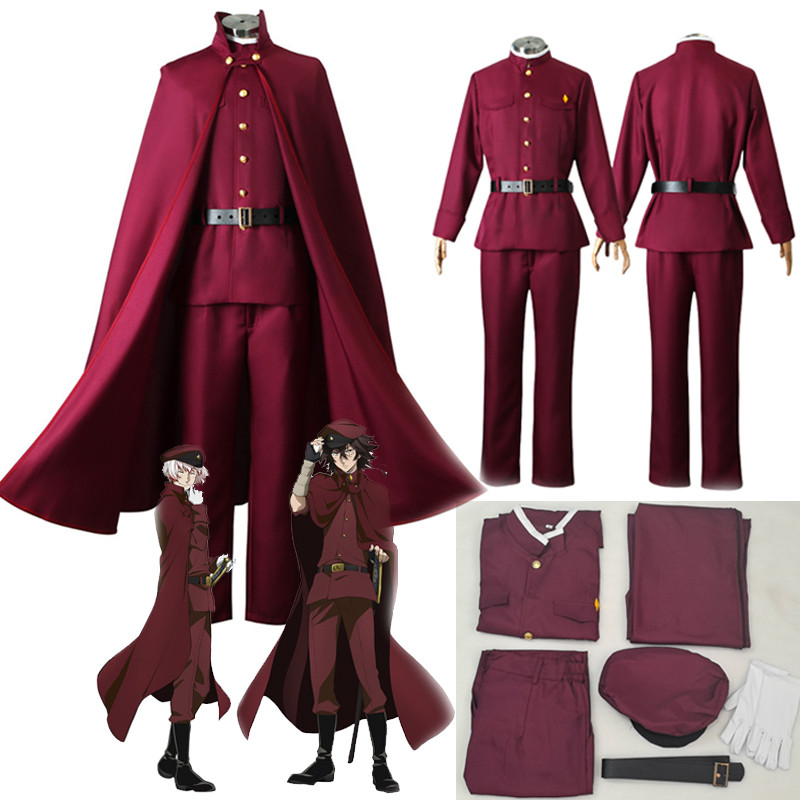 Bungou Stray Dogs Suhiro Ttchō คอสเพลย์เครื่องแต่งกาย Jōno Saigiku อะนิเมะฮาโลวีนเสื้อผ้าทางกายภาพ Pro นักสืบชุด
