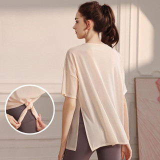 SHQX เสื้อยืดสำหรับผู้หญิง ฤดูร้อน ยืดหยุ่น ซัพพอร์ต.getBody…