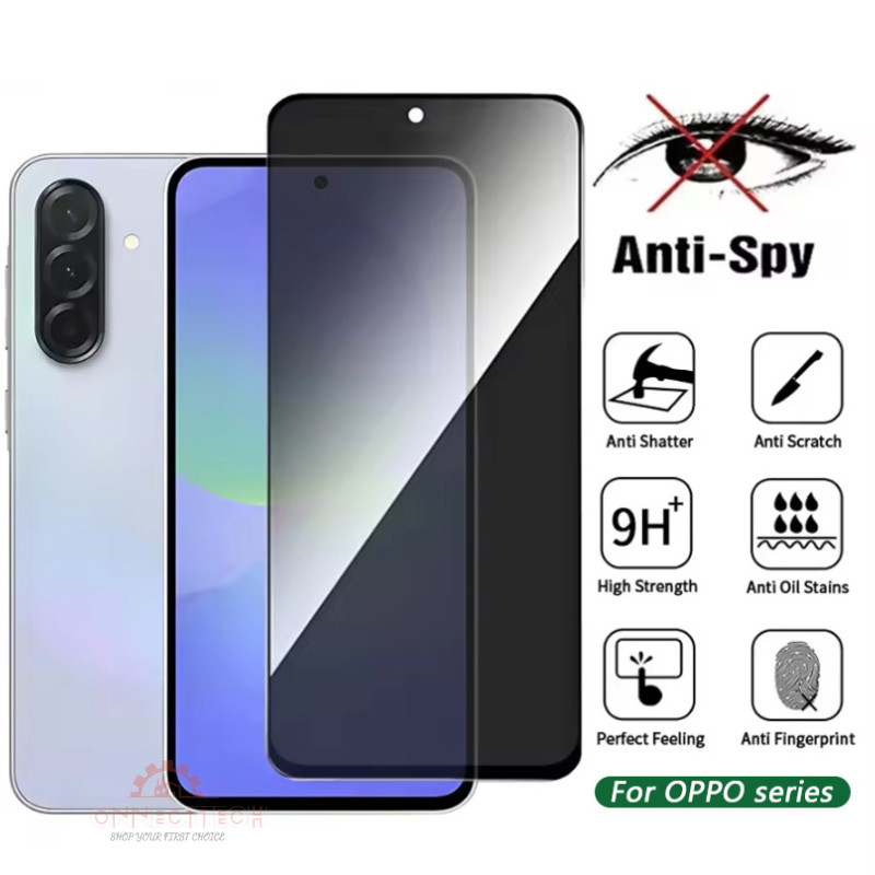 ฟิล์มกระจกกันมองกันเสือก For ฟิล์ม OPPO A18 A17 A17K A57 A15 A15S A78 A5 2020 A58 A16 A16K A54 4G A3s A53 A60 A74