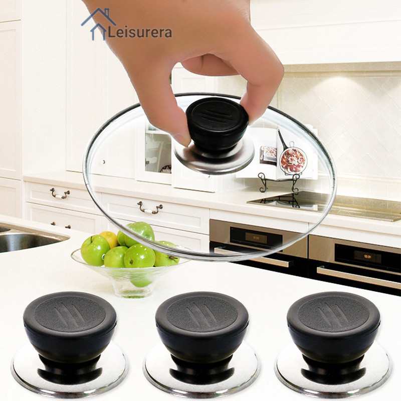 ✨ฝาหม้อสเตนเลสแบบมีปุ่มทรงโดมสำหรับใช้ในครัวเรือน🍀