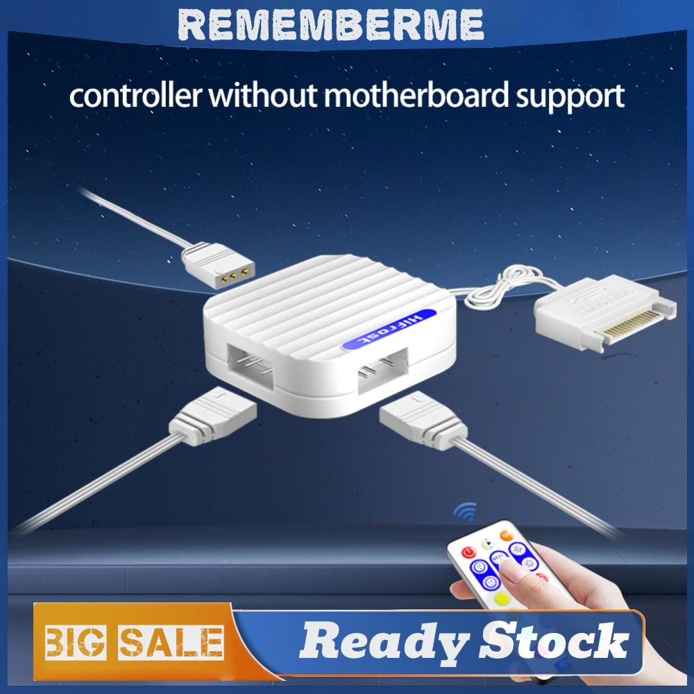 ARGB Controller 5V 3PIN to SATA Interface Extension Cable for PC Case Fan