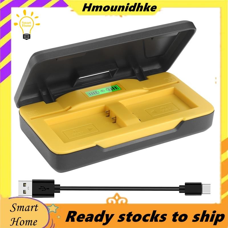 แบตเตอรี่ Dual Slot LP-E17 Charger สําหรับ R50 R100 RP R10 R8,Rebel T8i,T7i T6i,T6s SL2,SL3 M3,M5 25