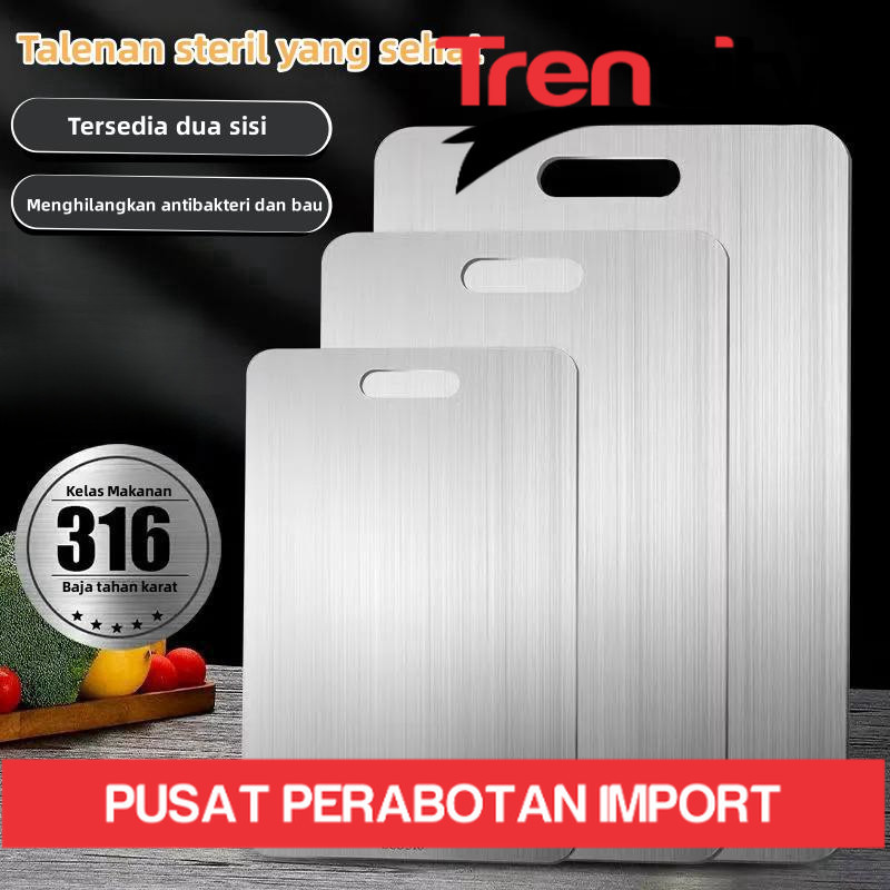 เขียงสแตนเลส 316 เขียงที่ถูกสุขลักษณะป้องกันสนิมป้องกันแบคทีเรียและป้องกันเชื้อราเขียงสแตนเลส 316 *แ